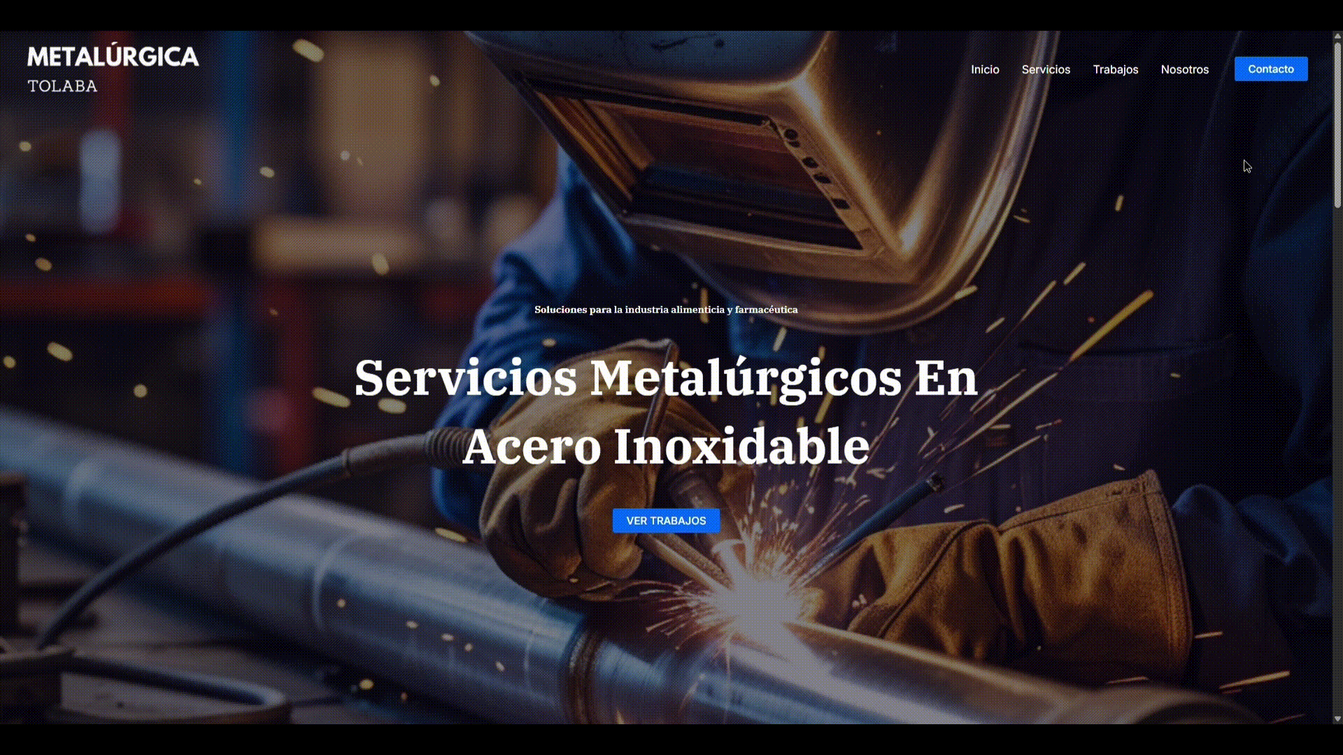 Website home page